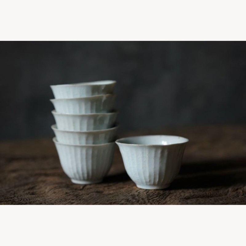 素物集｜瓜棱茶杯-高